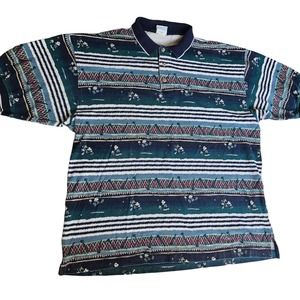 Vintage The Disney Catalog Mickey Mouse Golf Polo Tee Sz XL